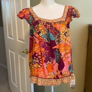 BOHO top so cute size xxl
